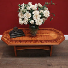 Load image into Gallery viewer, Mid-Century Australian Specimen Timbers Coffee Table with a Tier to the Base. B12362