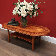 Load image into Gallery viewer, Mid-Century Australian Specimen Timbers Coffee Table with a Tier to the Base. B12362