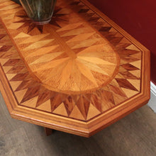 Load image into Gallery viewer, Mid-Century Australian Specimen Timbers Coffee Table with a Tier to the Base. B12362