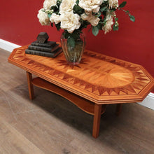 Load image into Gallery viewer, Mid-Century Australian Specimen Timbers Coffee Table with a Tier to the Base. B12362