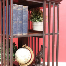 Load image into Gallery viewer, x SOLD Antique English Revolving Bookcase with Cast Iron Base and Lifting Bookrest. B12696