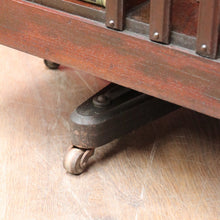 Load image into Gallery viewer, x SOLD Antique English Revolving Bookcase with Cast Iron Base and Lifting Bookrest. B12696