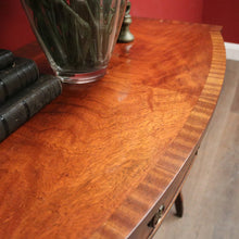 Load image into Gallery viewer, x SOLD 1940s English Mahogany Two Drawer Hall Table or Lamp Side Table. B12361