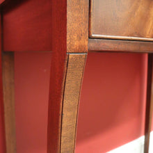 Load image into Gallery viewer, x SOLD 1940s English Mahogany Two Drawer Hall Table or Lamp Side Table. B12361