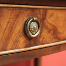 Load image into Gallery viewer, x SOLD 1940s English Mahogany Two Drawer Hall Table or Lamp Side Table. B12361