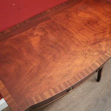 Load image into Gallery viewer, x SOLD 1940s English Mahogany Two Drawer Hall Table or Lamp Side Table. B12361