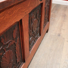 Load image into Gallery viewer, x SOLD Antique French Oak Blanket Box, Toy or Storage Chest / Trunk. Original Lock - a Key. B12371