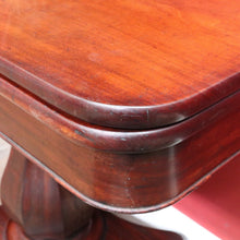 Load image into Gallery viewer, Antique English Mahogany Fold Over Tea Table Games Table or Parlour Table. B13050