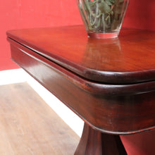 Load image into Gallery viewer, Antique English Mahogany Fold Over Tea Table Games Table or Parlour Table. B13050