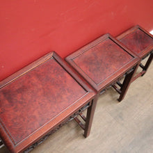 Load image into Gallery viewer, x SOLD Nesting Tables, A Set of 4 Chinese Rosewood Stackable Lam or Side Tables. B12332
