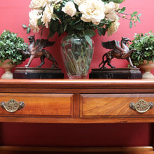 Load image into Gallery viewer, Antique Australian Cedar Servery or Dumb Waiter with Drawers and Cupboard. B12653