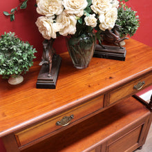 Load image into Gallery viewer, Antique Australian Cedar Servery or Dumb Waiter with Drawers and Cupboard. B12653