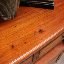 Load image into Gallery viewer, Antique Australian Cedar Servery or Dumb Waiter with Drawers and Cupboard. B12653