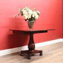 Load image into Gallery viewer, Antique English Mahogany Fold Over Tea Table Games Table or Parlour Table. B13050