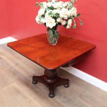 Load image into Gallery viewer, Antique English Mahogany Fold Over Tea Table Games Table or Parlour Table. B13050