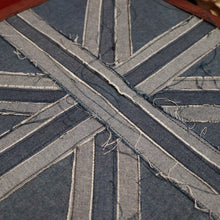 Load image into Gallery viewer, A Leather bound Denim Storage Box or Toy / Shoe Box by Pepe Jeans Est 1973 London. B12370