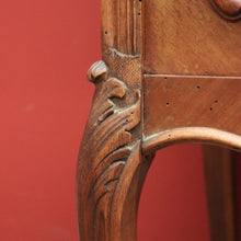 Load image into Gallery viewer, x SOLD Antique French Walnut Bedside Cabinet or Lamp Side Table, Marble Lined. B12350