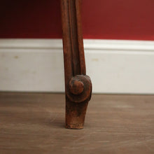 Load image into Gallery viewer, x SOLD Antique French Walnut Bedside Cabinet or Lamp Side Table, Marble Lined. B12350