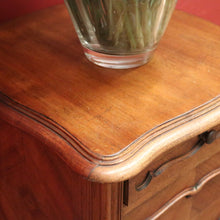 Load image into Gallery viewer, x SOLD Antique French Walnut Bedside Cabinet or Lamp Side Table, Marble Lined. B12350