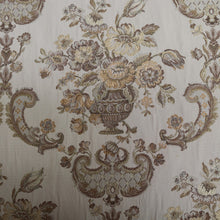 Load image into Gallery viewer, Grand Antique Victorian-Style Walnut Sofa with Cream Floral Upholstery and Cushions. B12695