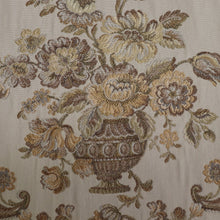 Load image into Gallery viewer, Grand Antique Victorian-Style Walnut Sofa with Cream Floral Upholstery and Cushions. B12695