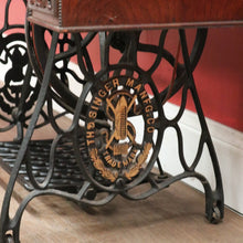 Load image into Gallery viewer, X SOLD Antique Singler Treadle Sewing Machine with Cast Iron Base and Six Drawers. B12365