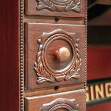 Load image into Gallery viewer, X SOLD Antique Singler Treadle Sewing Machine with Cast Iron Base and Six Drawers. B12365