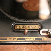 Load image into Gallery viewer, X SOLD Antique Singler Treadle Sewing Machine with Cast Iron Base and Six Drawers. B12365