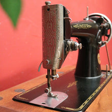 Load image into Gallery viewer, X SOLD Antique Singler Treadle Sewing Machine with Cast Iron Base and Six Drawers. B12365