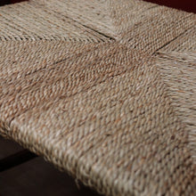 Load image into Gallery viewer, Pair of Antique French Carver Chairs with Rush Seats and Carved Ladder Backs. B12693