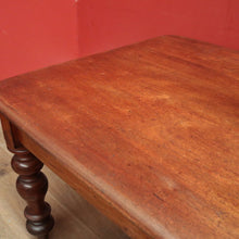 Load image into Gallery viewer, x SOLD Antique Australian Cedar Refectory Dining or Kitchen Table with a Drawer to Each End. B12374