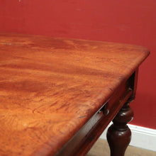 Load image into Gallery viewer, x SOLD Antique Australian Cedar Refectory Dining or Kitchen Table with a Drawer to Each End. B12374