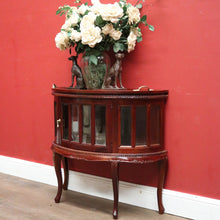 Load image into Gallery viewer, x SOLD Vintage Drinks Cabinet with Glass Panels and A Lift of Tray with Brass Handles. B12356