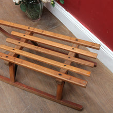 Load image into Gallery viewer, x SOLD - Vintage German Timber Child’s Sleigh by Davos Germina Marked Made in GDR. 12667