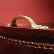 Load image into Gallery viewer, x SOLD Vintage Drinks Cabinet with Glass Panels and A Lift of Tray with Brass Handles. B12356