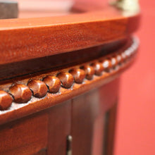 Load image into Gallery viewer, x SOLD Vintage Drinks Cabinet with Glass Panels and A Lift of Tray with Brass Handles. B12356