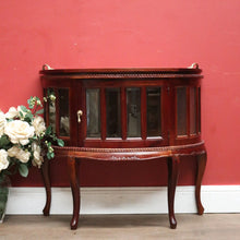 Load image into Gallery viewer, x SOLD Vintage Drinks Cabinet with Glass Panels and A Lift of Tray with Brass Handles. B12356