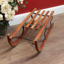 Load image into Gallery viewer, Vintage German Timber Child’s Sleigh by Davos Germina Marked Made in GDR. 12666