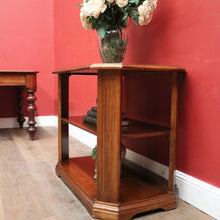 Load image into Gallery viewer, x SOLD Vintage Drexel-Style Two Tier Sideboard or Hall Table Stand, Reeded Supports. B12368
