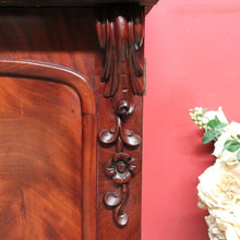 Load image into Gallery viewer, Antique English Mahogany and Flame Mahogany Inverted Breakfront Sideboard with Cellaret. B13081