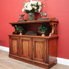 Load image into Gallery viewer, x SOLD Antique English Sideboard or Dumb Waiter / Servery in Mahogany with Cupboard Storage. B12377