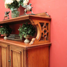 Load image into Gallery viewer, x SOLD Antique English Sideboard or Dumb Waiter / Servery in Mahogany with Cupboard Storage. B12377