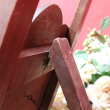 Load image into Gallery viewer, French Walnut Easel-Form Canterbury with Lyre Motif and Carved Details. B11319