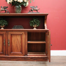 Load image into Gallery viewer, x SOLD Antique English Sideboard or Dumb Waiter / Servery in Mahogany with Cupboard Storage. B12377