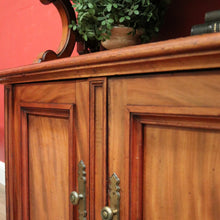 Load image into Gallery viewer, x SOLD Antique English Sideboard or Dumb Waiter / Servery in Mahogany with Cupboard Storage. B12377