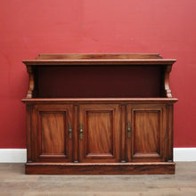 Load image into Gallery viewer, x SOLD Antique English Sideboard or Dumb Waiter / Servery in Mahogany with Cupboard Storage. B12377