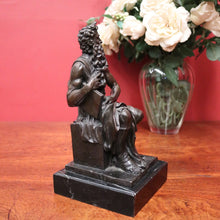 Load image into Gallery viewer, Antique Marble and Bronze - Michael Angelo's depiction of Mosses, Tables of Law. B12381