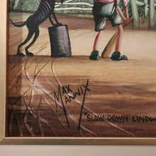Load image into Gallery viewer, x SOLD Max Mannix Original Oil on Canvas – "Slow Down Lindwall, It’s Only a Game" B12383