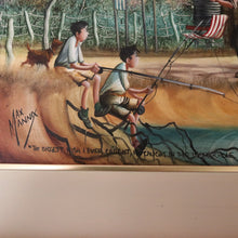 Load image into Gallery viewer, x SOLD Max Mannix Original Oil on Canvas – Framed Australian Outback Scene. B12382