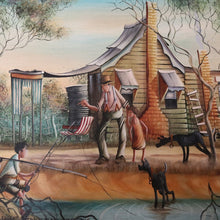 Load image into Gallery viewer, x SOLD Max Mannix Original Oil on Canvas – Framed Australian Outback Scene. B12382